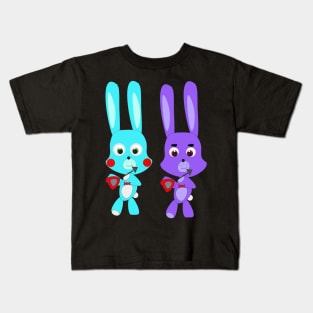 Two rabbits Kids T-Shirt